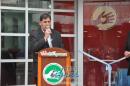 Fotos de la inauguracin de policonsultorios, tomografo y ambulancia