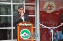 Fotos de la inauguracin de policonsultorios, tomografo y ambulancia