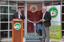 Fotos de la inauguracin de policonsultorios, tomografo y ambulancia