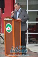 Fotos de la inauguracin de policonsultorios, tomografo y ambulancia