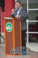 Fotos de la inauguracin de policonsultorios, tomografo y ambulancia