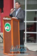 Fotos de la inauguracin de policonsultorios, tomografo y ambulancia