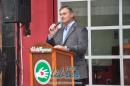 Fotos de la inauguracin de policonsultorios, tomografo y ambulancia