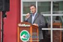 Fotos de la inauguracin de policonsultorios, tomografo y ambulancia