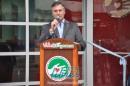 Fotos de la inauguracin de policonsultorios, tomografo y ambulancia