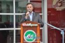Fotos de la inauguracin de policonsultorios, tomografo y ambulancia