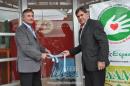 Fotos de la inauguracin de policonsultorios, tomografo y ambulancia