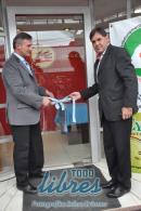 Fotos de la inauguracin de policonsultorios, tomografo y ambulancia