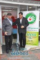 Fotos de la inauguracin de policonsultorios, tomografo y ambulancia