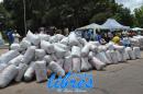 lbum de fotos de la solidaria juntada de tapitas para el hospital Garrahan