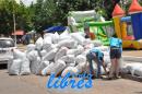 lbum de fotos de la solidaria juntada de tapitas para el hospital Garrahan