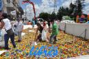 lbum de fotos de la solidaria juntada de tapitas para el hospital Garrahan