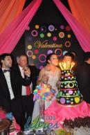 Festejo del cumple de 15 de  Valentina Pereyra en La Cruz Ctes