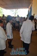 Fotografas del acto de colacin de la Escuela N 558