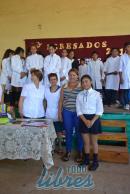 Fotografas del acto de colacin de la Escuela N 558