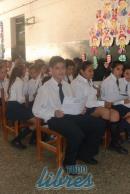 Fotografas del acto de colacin de la Escuela N 668