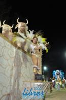 Comparsa Zum Zum, desfile en la IV noche de carnaval