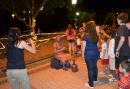 Kines Somos present su Galera de Estatuas Vivientes en la costanera de Paso de los Libres