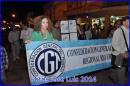 Marcha de Silencio en repudio a fiscal por parte de los judiciales y abogados