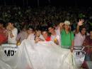 Pblico y personajes de la tercera noche de carnaval