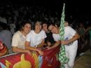 Pblico y personajes de la tercera noche de carnaval