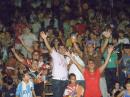 Pblico y personajes de la tercera noche de carnaval